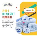 Blu-Boo Dog Blanket Buddy Plush Toy for Kids