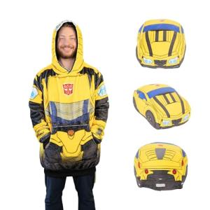 Transformers Bumblebee Wearable Blanket Hoodie