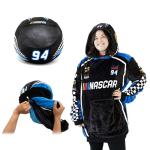 NASCAR-Themed Oversized Hooded Blanket for Adults