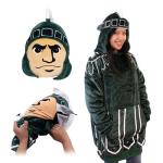 Wearable Cozy Blanket Hoodie Michigan State Spartan