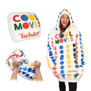 Wearable Blanket Hoodie - Hasbro Twister Theme