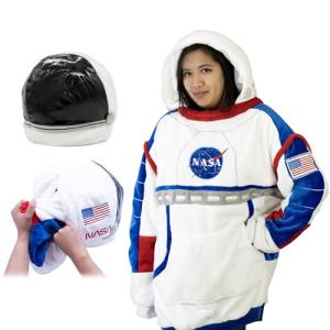 NASA Themed Wearable Blanket Hoodie for All