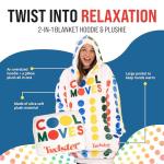 Wearable Blanket Hoodie - Hasbro Twister Theme