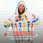 Wearable Blanket Hoodie - Hasbro Twister Theme
