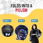 NASCAR-Themed Oversized Hooded Blanket for Adults