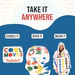 Wearable Blanket Hoodie - Hasbro Twister Theme