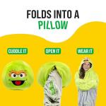 Oscar the Grouch Wearable Plush Hoodie Blanket