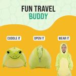 Frog Oversized Blanket Hoodie with Pocket