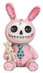 Pink Bun Bun Skeleton Plush Toy with Doll