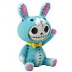 Furrybones Blue Bun Bun Skeleton Plush Toy