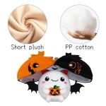 Reversible Bat Ghost Plush with Pumpkin Zipper