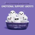 Cuddly Emotional Support Ghost Plushies Set