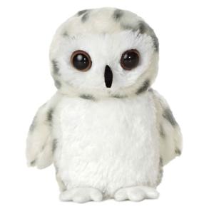 Aurora Mini Flopsie Snowy Owl Plush Toy 8