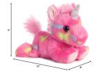 Aurora® Jellyroll Unicorn™ Plush Toy - Pink 7 In