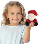 AURORA Palm Pals Santa Claus 5-Inch Plush Toy