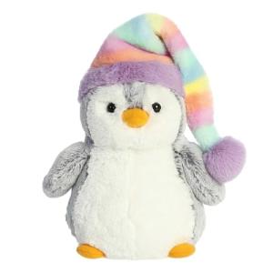 Aurora Festive Pompom Penguin Stuffed Animal 9