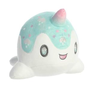 Bright Tasty Peach Snowfall Nomwhal Plush Toy