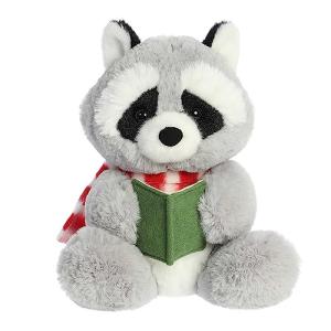 Aurora Holiday Carolers Ramble Raccoon Stuffed Toy