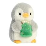 Festive Pompom Penguin Stuffed Animal - 8 Inches