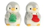 Aurora Christmas Penguin Plush Set of 2