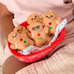 Gingerbread Plushies with Basket - Christmas Fun