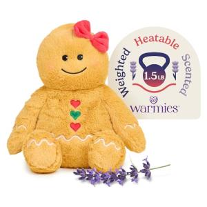 Gingerbread Girl Microwavable Plush Toy for Comfort