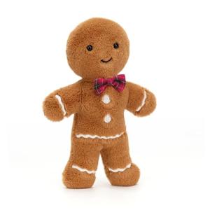 Jellycat Gingerbread Fred Stuffed Toy - 8 Inches