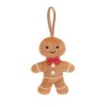 Jellycat Gingerbread Fred Festive Plush Ornament