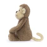 Jellycat Bashful Monkey Plush Toy, Medium 12 inches