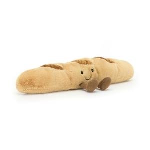 Jellycat Amuseables Baguette Plush Toy, 13.5 inches