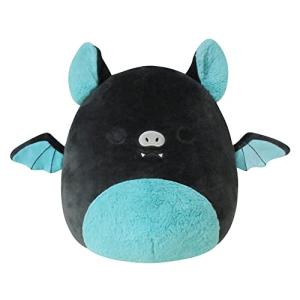 Squishmallows Aldous Teal & Black Fruit Bat Plush
