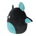 Squishmallows Aldous Teal & Black Fruit Bat Plush