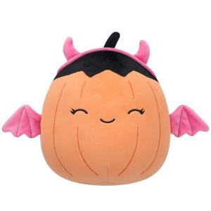 Squishmallows 8-Inch Margie Pumpkin in Devil Costume