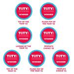 Squishmallows Aldous Teal & Black Fruit Bat Plush