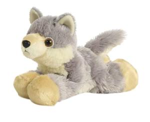 Aurora Mini Flopsie Woolsey Stuffed Animal - Gray
