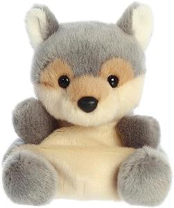 Aurora Palm Pals Lucian Wolf Pocket-Sized Plush