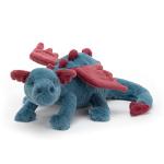 Large Jellycat Dexter Dragon Plush Toy