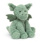 Jellycat Fuddlewuddle Dragon Plush Toy, 9 Inches