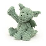 Jellycat Fuddlewuddle Dragon Plush Toy, 9 Inches