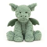 Jellycat Fuddlewuddle Dragon Plush Toy, 9 Inches