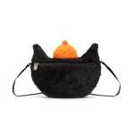 Jellycat Jack Cat Plush Crossbody Bag, 9 inches