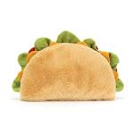 Cute Jellycat Taco Plush Toy, 6.5 inches