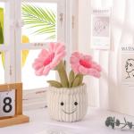 Apricot Lamb Sunflower Plush Toy for Kids