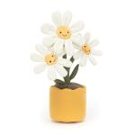 Jellycat Amuseables Daisy Pot Plush Toy, 13.5