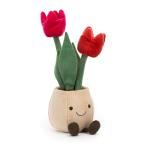 Jellycat Amuseables Tulip Pot Plush Toy