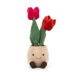 Jellycat Amuseables Tulip Pot Plush Toy