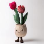 Jellycat Amuseables Tulip Pot Plush Toy