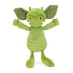 Jellycat Grizzo Gremlin Monster Plush Toy, 12