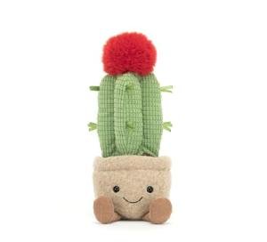 Jellycat Potted Moon Cactus Plush Toy, 8 inches