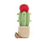 Jellycat Potted Moon Cactus Plush Toy, 8 inches